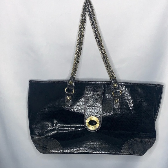 Kate Landry Python Textured Oversized Tote - Picture 4 of 10